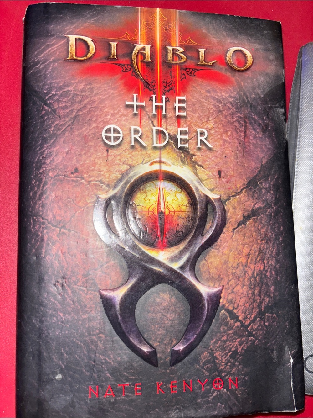 Unlisted Diablo The Order Hardcover Book Cover - Red and Black Artwork